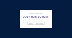 Desktop Screenshot of joeyhamburger.com